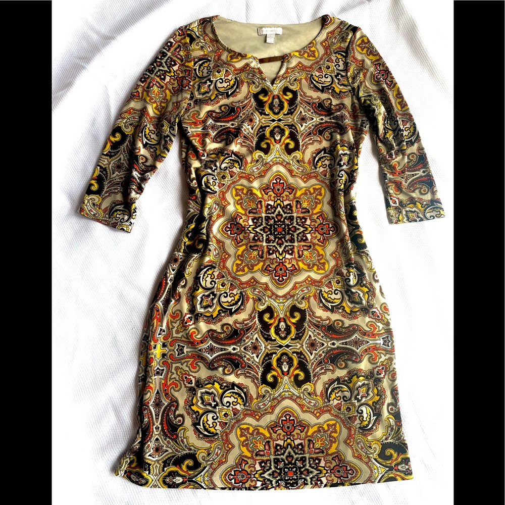 Beautiful paisley midi dress